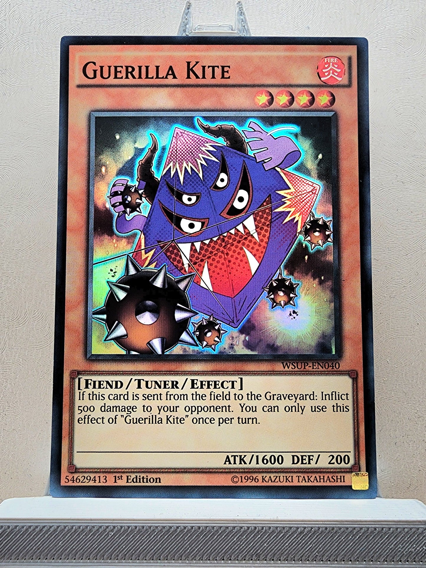 Yugioh! 1x Guerilla Kite (WSUP - Super Rare) 1st Edition