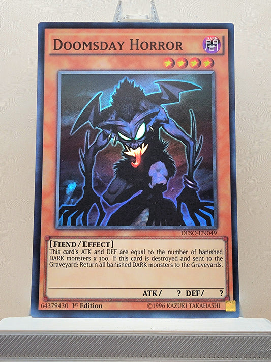 Yugioh! 1x Doomsday Horror (DESO - Super Rare) 1st Edition