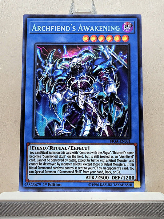 Yugioh! 1x Archfiend's Awakening (FIGA - Secret Rare) 1st Edition