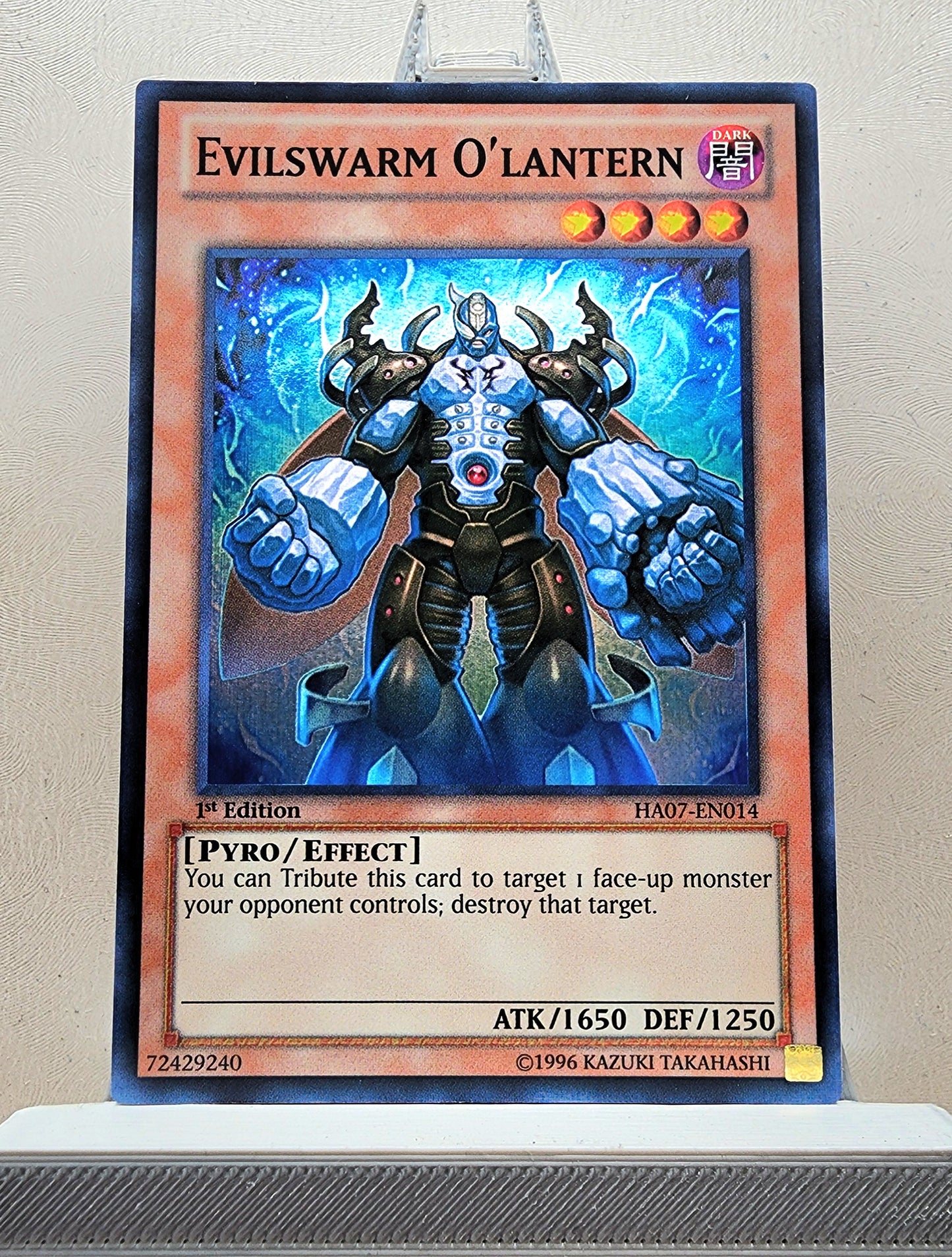 Yugioh! 1x Evilswarm O'Lantern (HA07 - Super Rare) 1st Edition