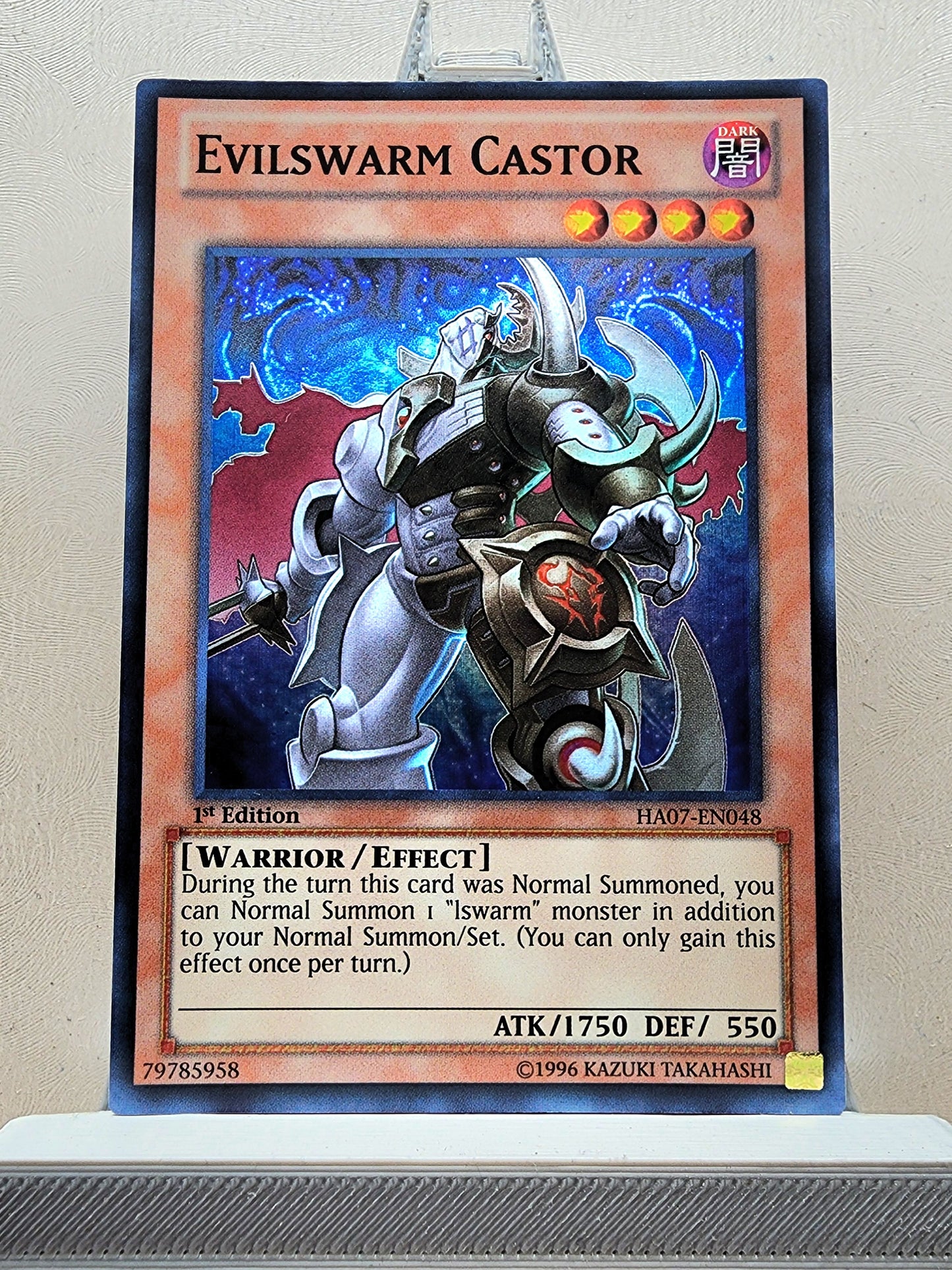 Yugioh! 1x Evilswarm Castor (HA07 - Super Rare) 1st Edition