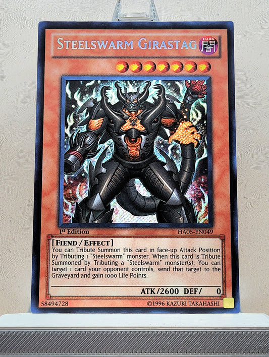 Yugioh! 1x Steelswarm Girastag (HA05 - Secret Rare) 1st Edition