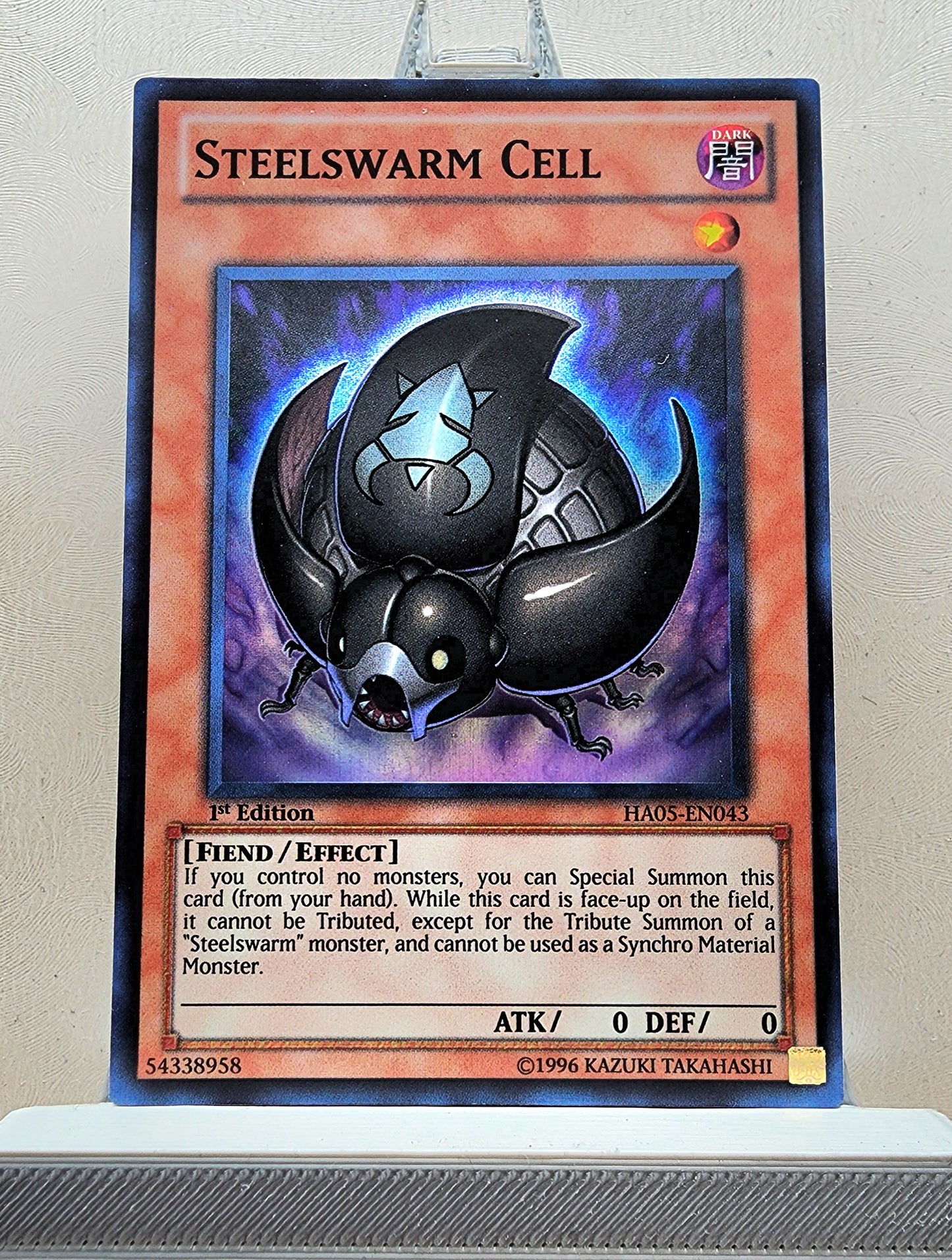 Yugioh! 1x Steelswarm Cell (HA05 - Super Rare) 1st Edition