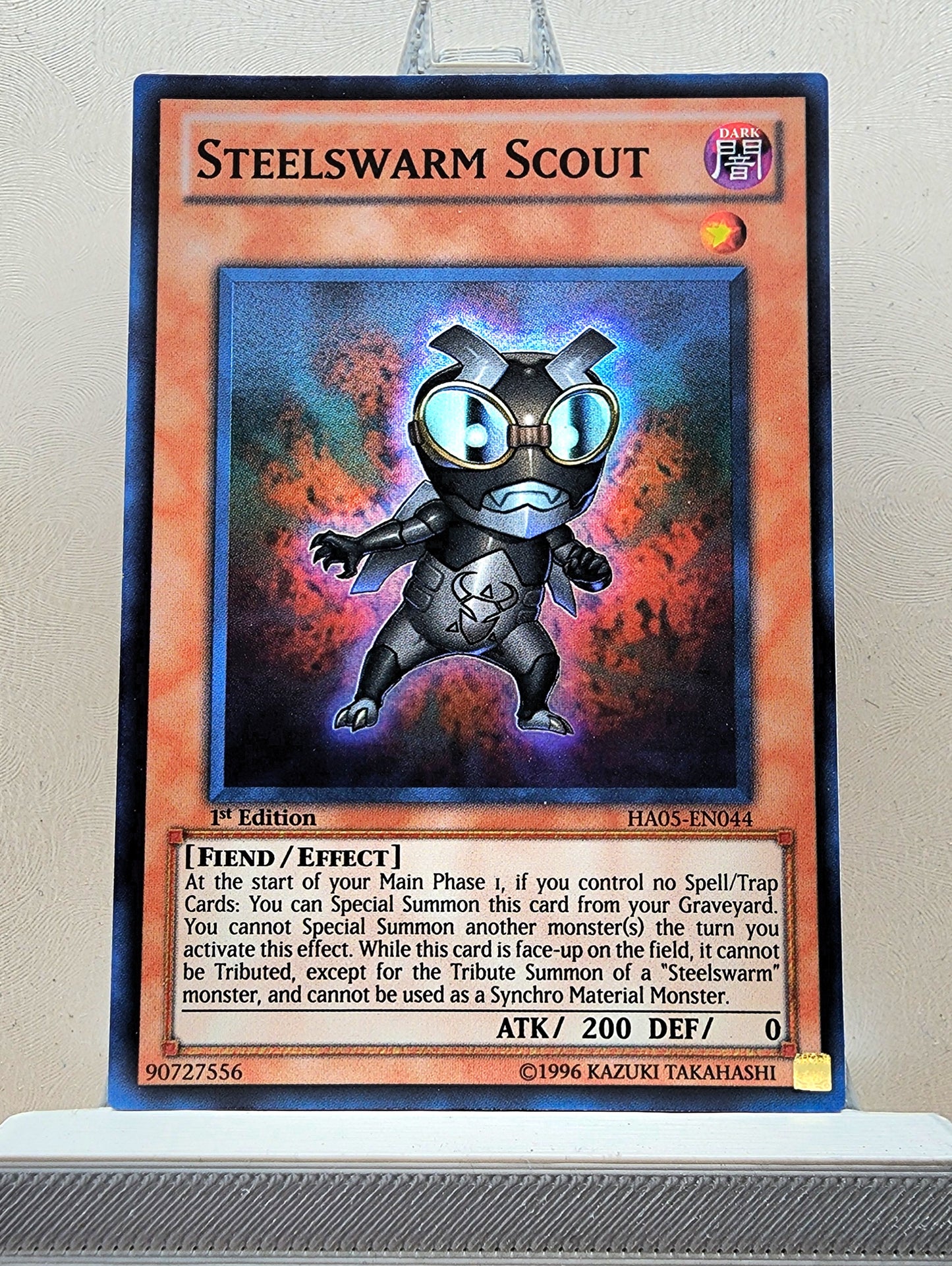 Yugioh! 1x Steelswarm Scout (HA05 - Super Rare) 1st Edition