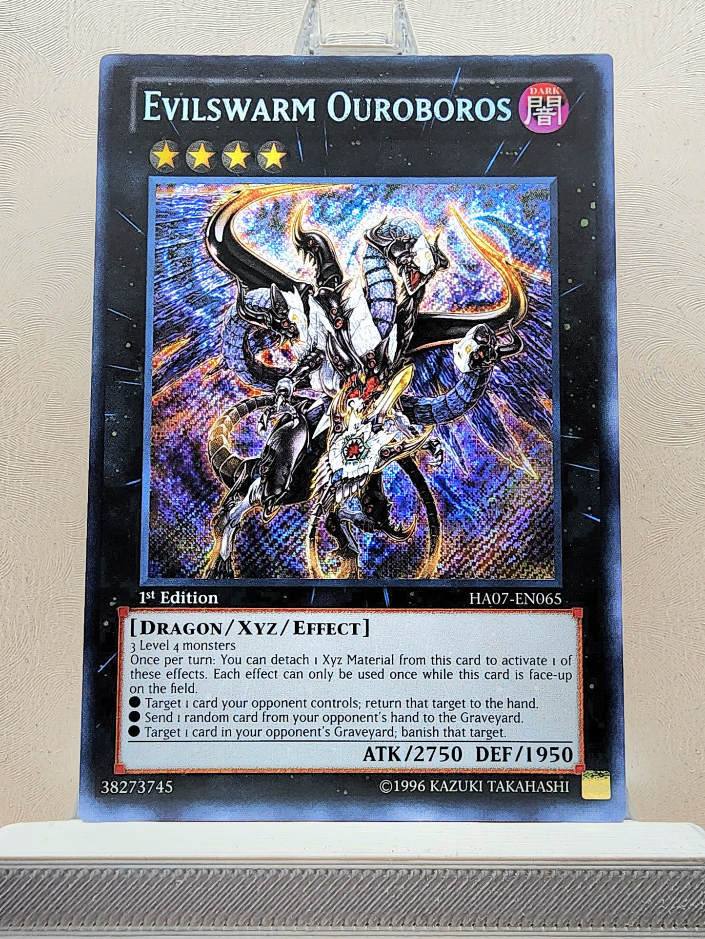 Yugioh! 1x Evilswarm Ouroboros (HA07 - Secret Rare) 1st Edition