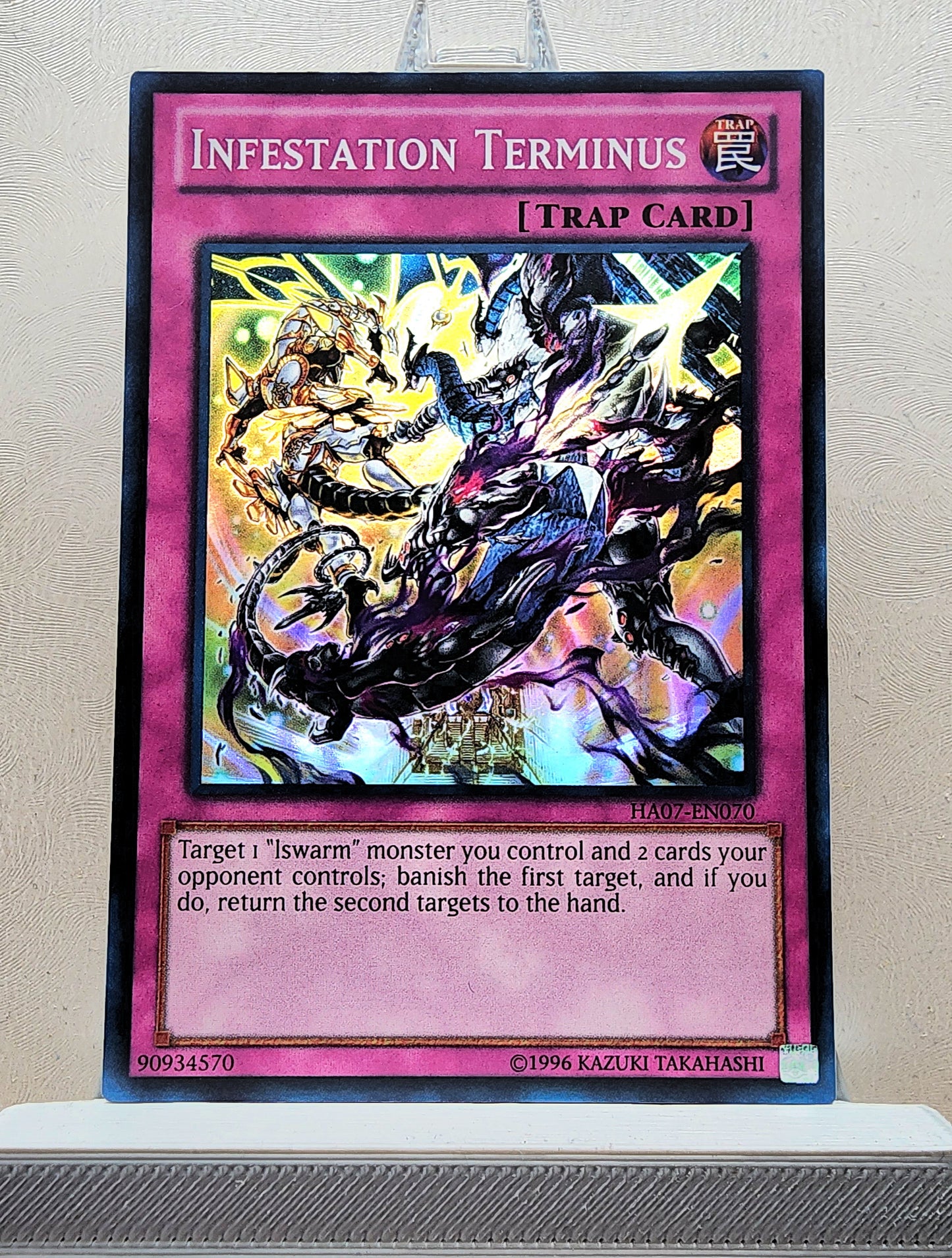 Yugioh! 1x Infestation Terminus (HA07 - Super Rare) 1st/Unli Edition