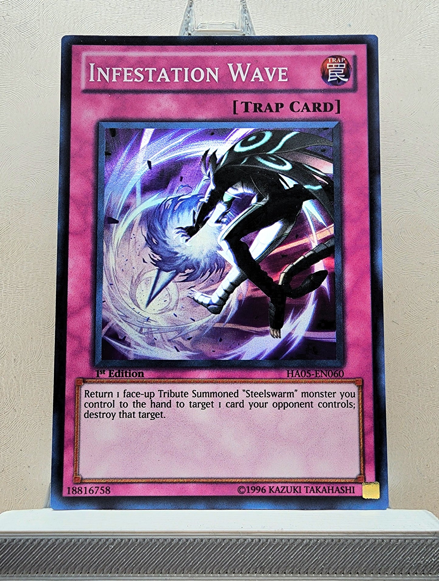 Yugioh! 1x Infestation Wave (HA05 - Super Rare) 1st Edition