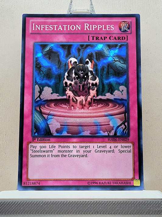 Yugioh! 1x Infestation Ripples (HA06 - Super Rare) 1st Edition