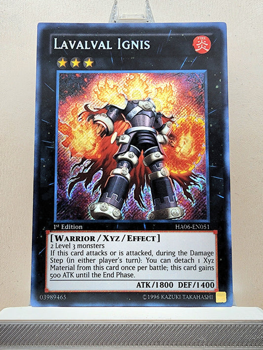 Yugioh! 1x Lavalval Ignis (HA06 - Secret Rare) 1st Edition