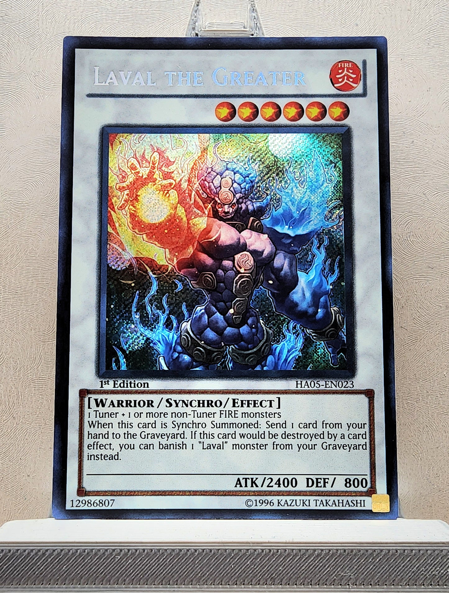 Yugioh! 1x Laval the Greater (HA05 - Secret Rare) 1st Edition