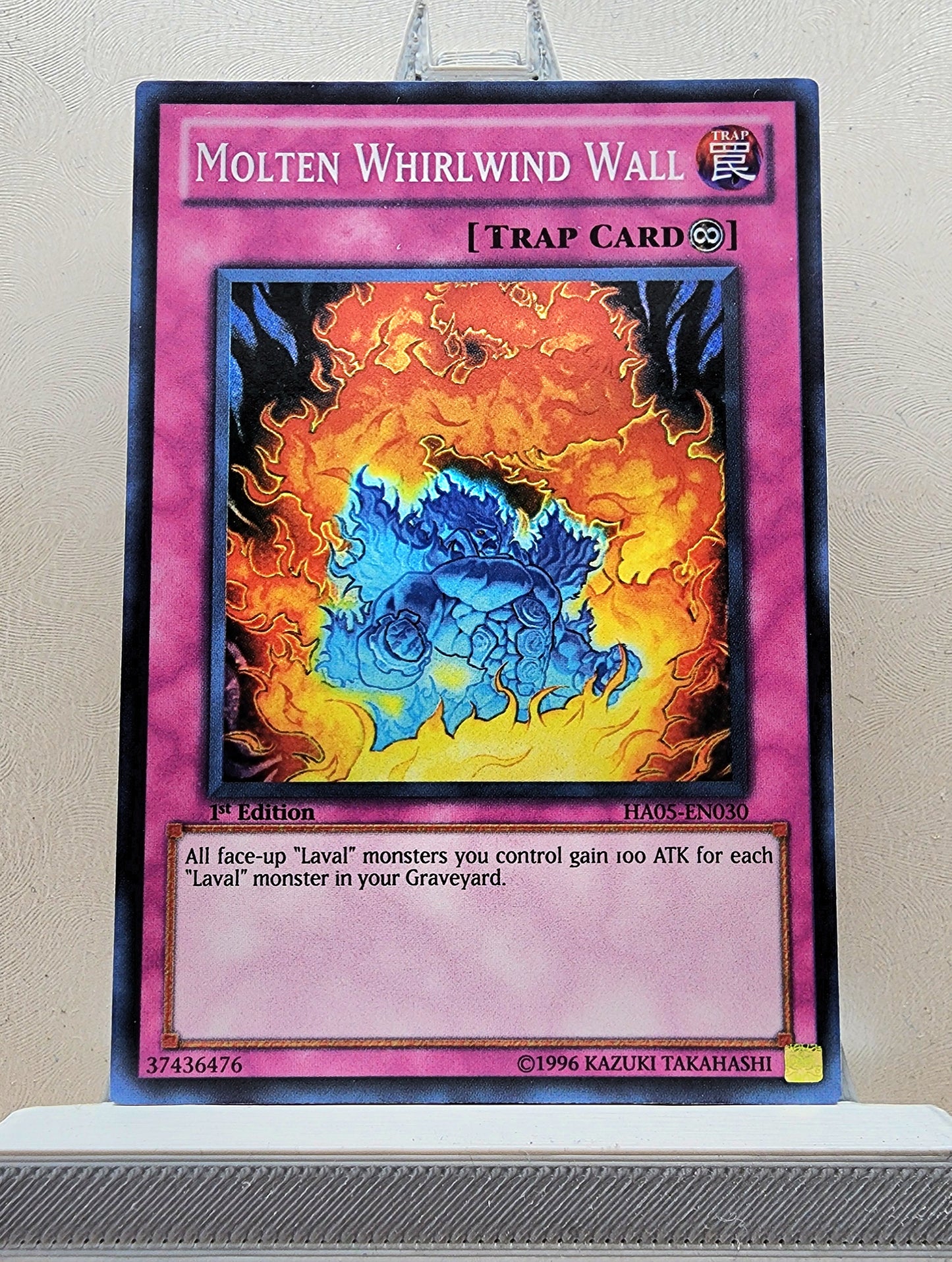 Yugioh! 1x Molten Whirlwind Wall (HA05 - Super Rare) 1st Edition