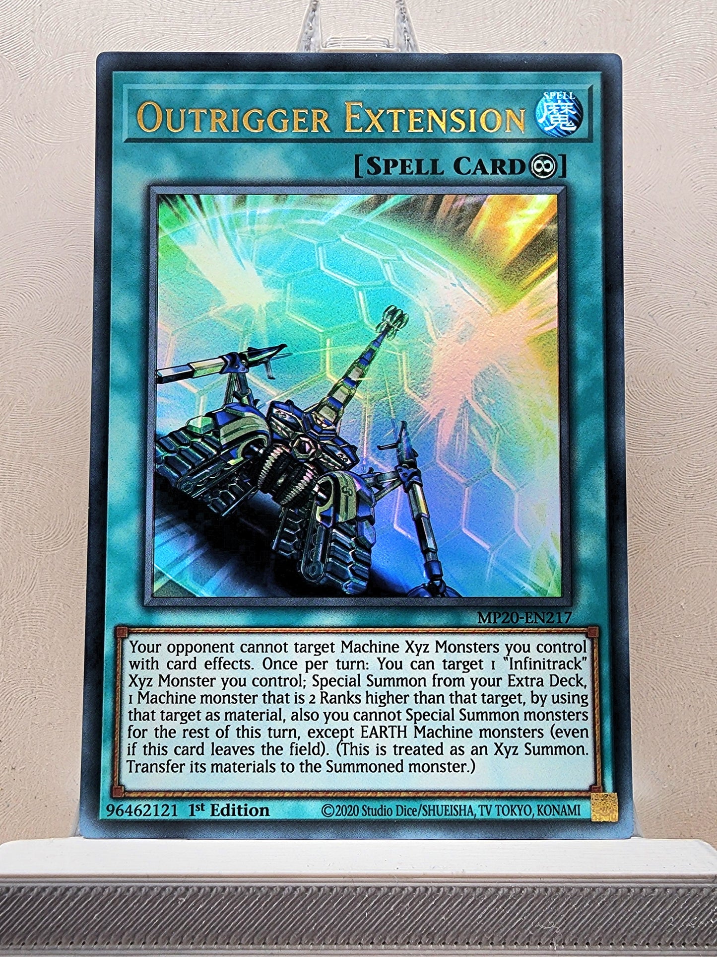 Yugioh! 1x Outrigger Extension (MP20 - Ultra Rare) 1st Edition