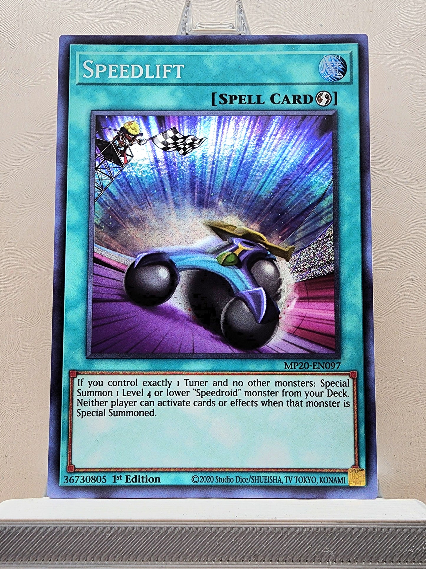 Yugioh! 1x Speedlift (MP20 - Super Rare) 1st Edition