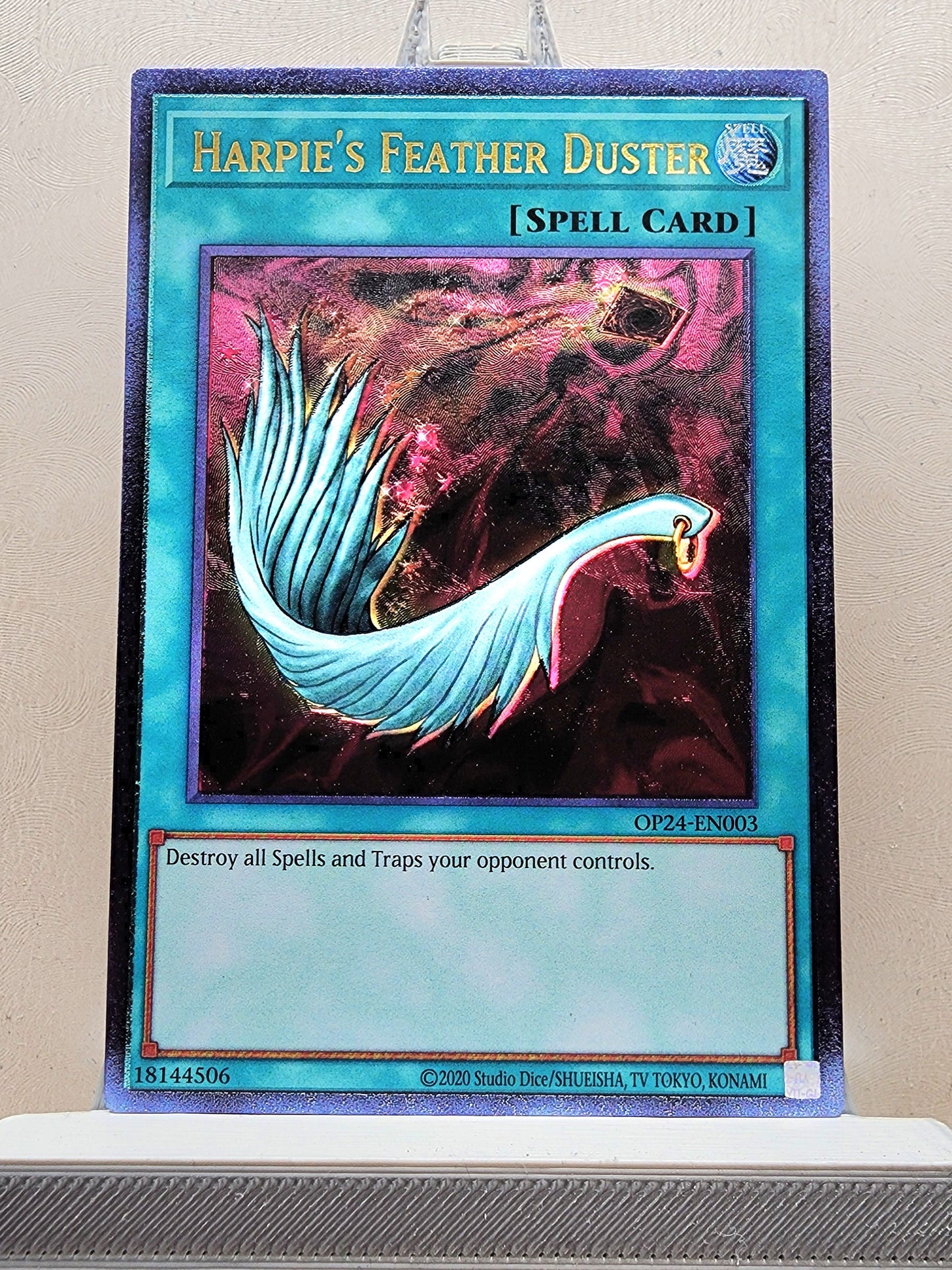 Yugioh! 1x Harpie's Feather Duster (OP24 - Ultimate Rare) Unli Edition