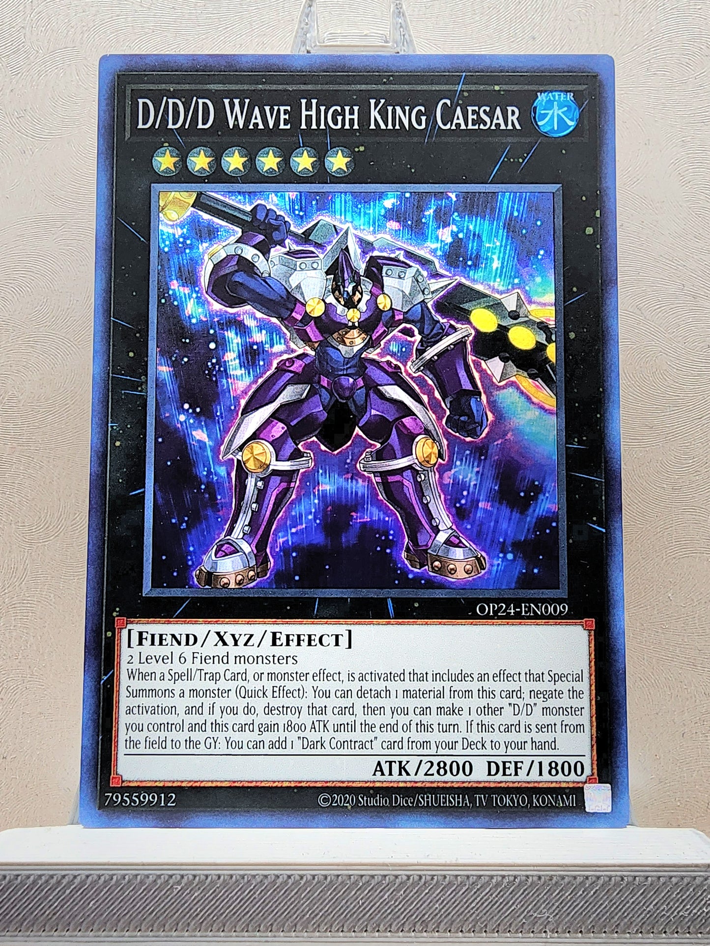 Yugioh! 1x D/D/D Wave High King Caesar (OP24 - Super Rare) Unli Edition