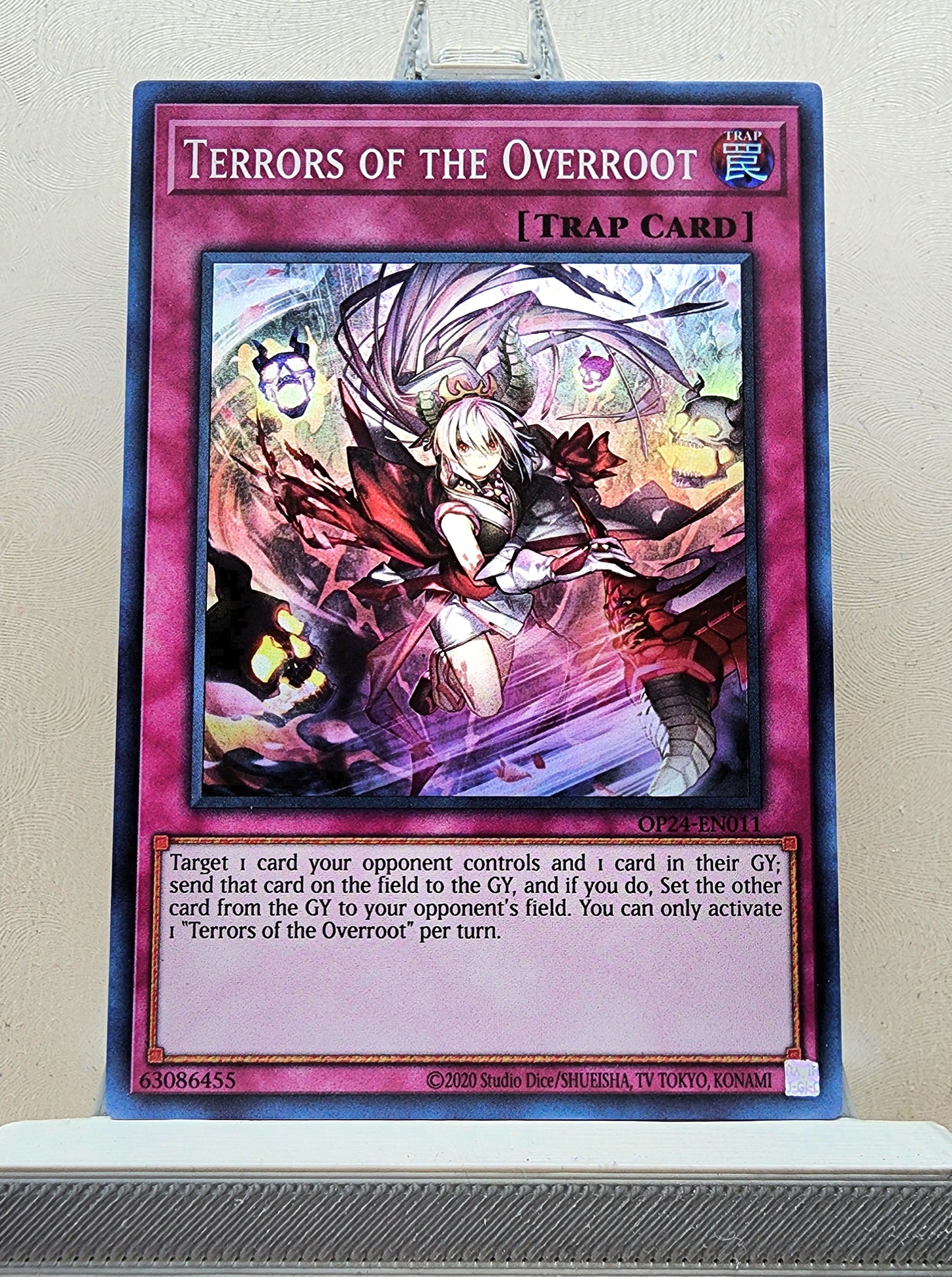 Yugioh! 1x Terrors of the Overroot (OP24 - Super Rare) Unli Edition