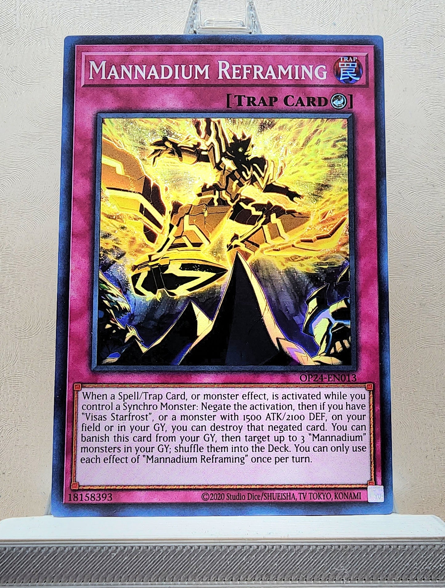 Yugioh! 1x Mannadium Reframing (OP24 - Super Rare) Unli Edition