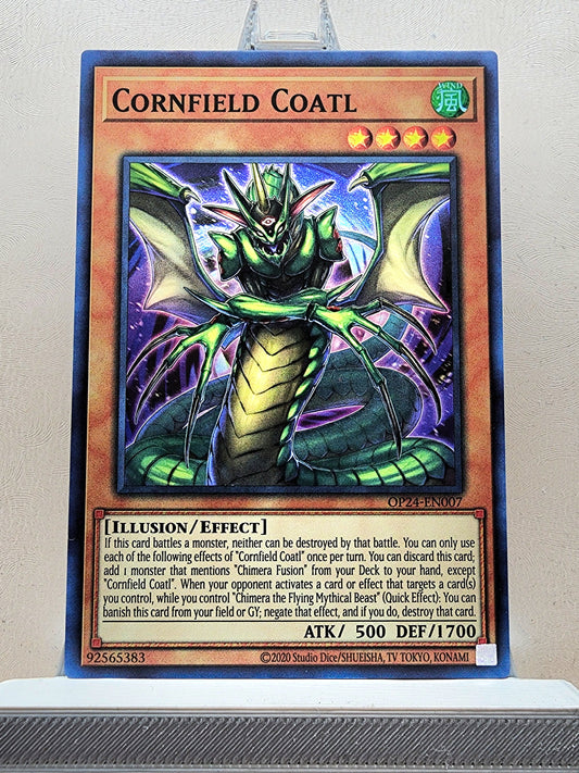 Yugioh! 1x Cornfield Coatl (OP24 - Super Rare) Unli Edition