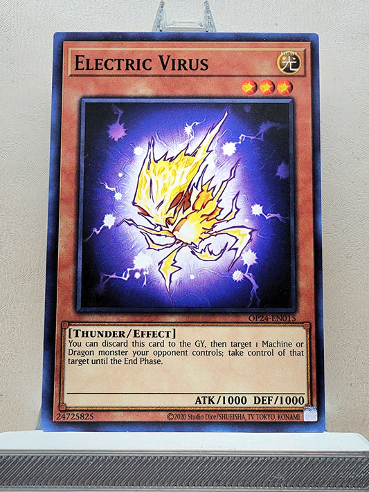 Yugioh! 1x Electric Virus (OP24 - Common) Unli Edition