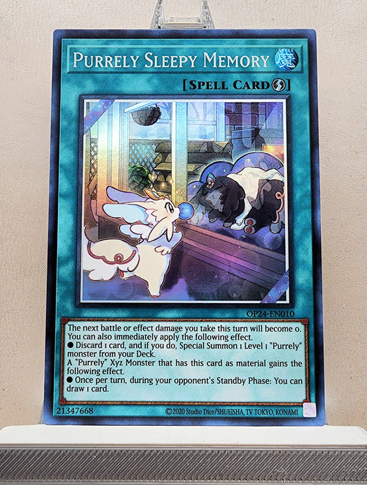 Yugioh! 1x Purrely Sleepy Memory (OP24 - Super Rare) Unli Edition