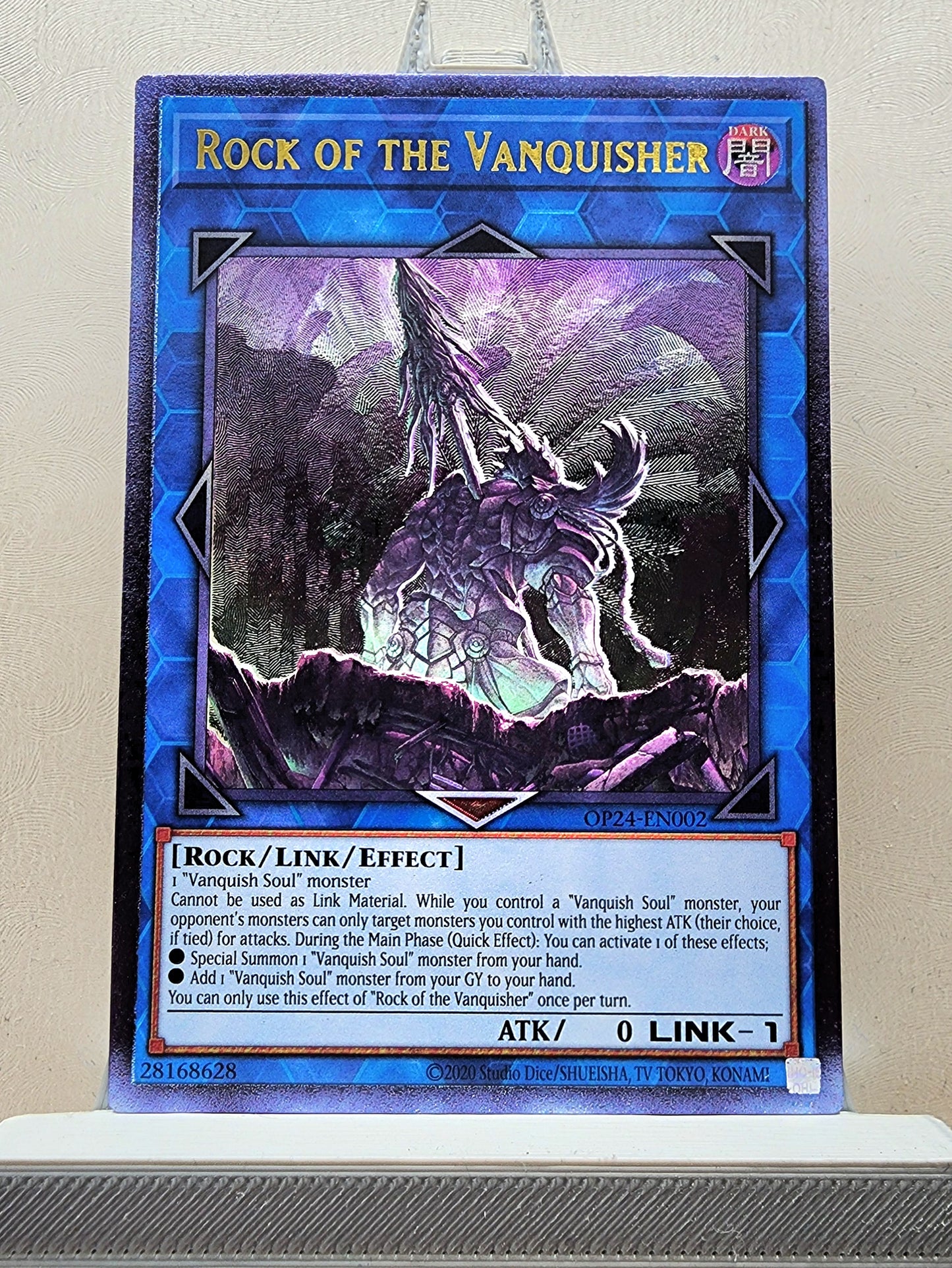 Yugioh! 1x Rock of the Vanquisher (OP24 - Ultimate Rare) Unli Edition