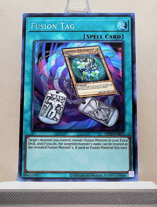 Yugioh! 1x Fusion Tag (OP25 - Super Rare) Unli Edition