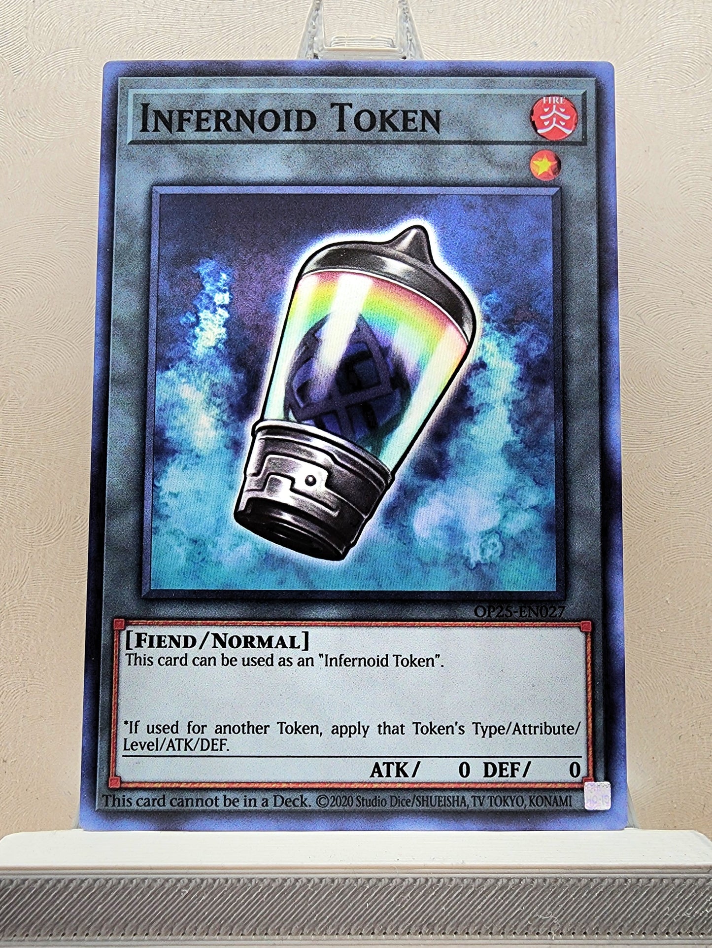 Yugioh! 1x Infernoid Token (OP25 - Super Rare) Unli Edition