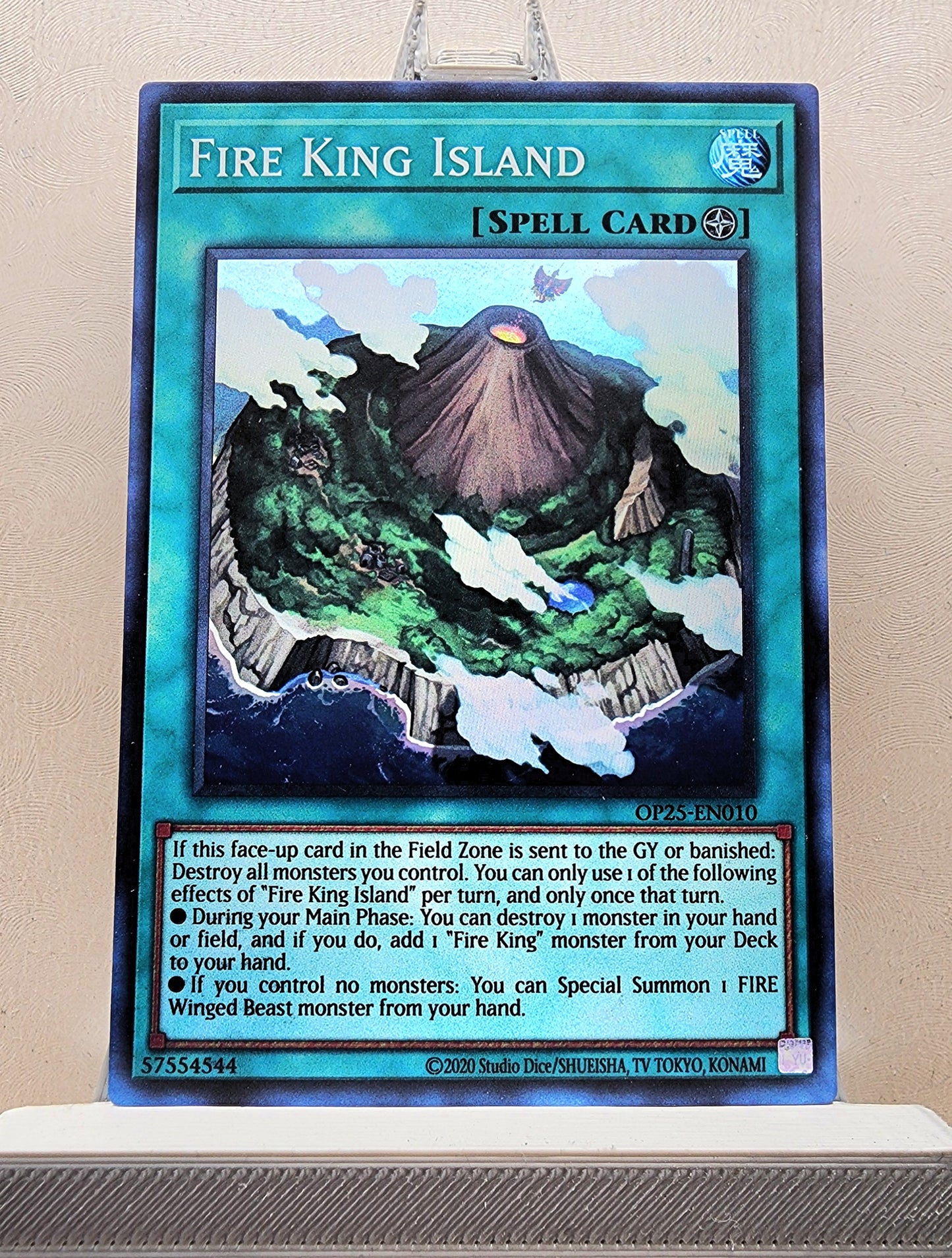 Yugioh! 1x Fire King Island (OP25 - Super Rare) Unli Edition