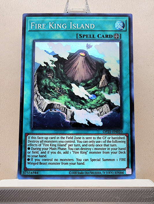 Yugioh! 1x Fire King Island (OP25 - Super Rare) Unli Edition