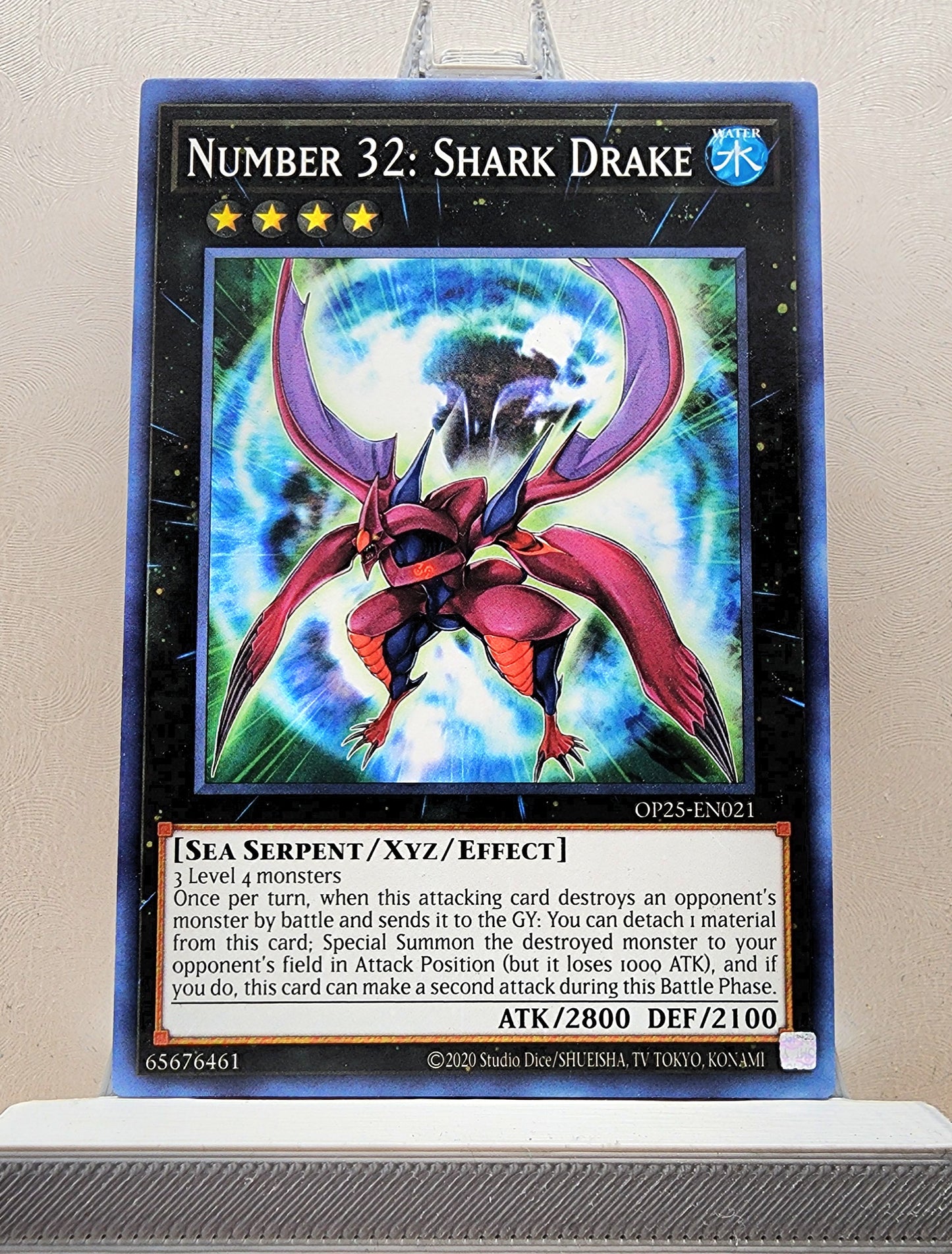 Yugioh! 1x Number 32: Shark Drake (OP25 - Common) Unli Edition