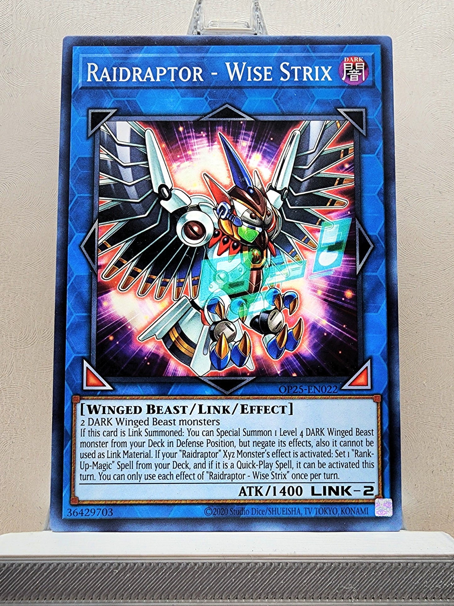 Yugioh! 1x Raidraptor - Wise Strix (OP25 - Common) Unli Edition