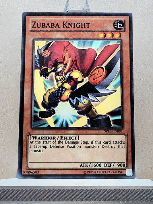 Yugioh! 1x Zubaba Knight (SP13 - Starfoil Rare) Unli Edition