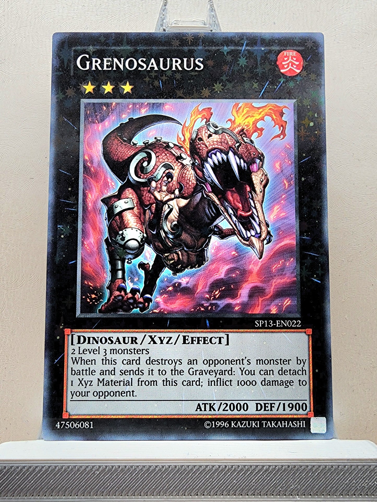 Yugioh! 1x Grenosaurus (SP13 - Starfoil Rare) Unli Edition