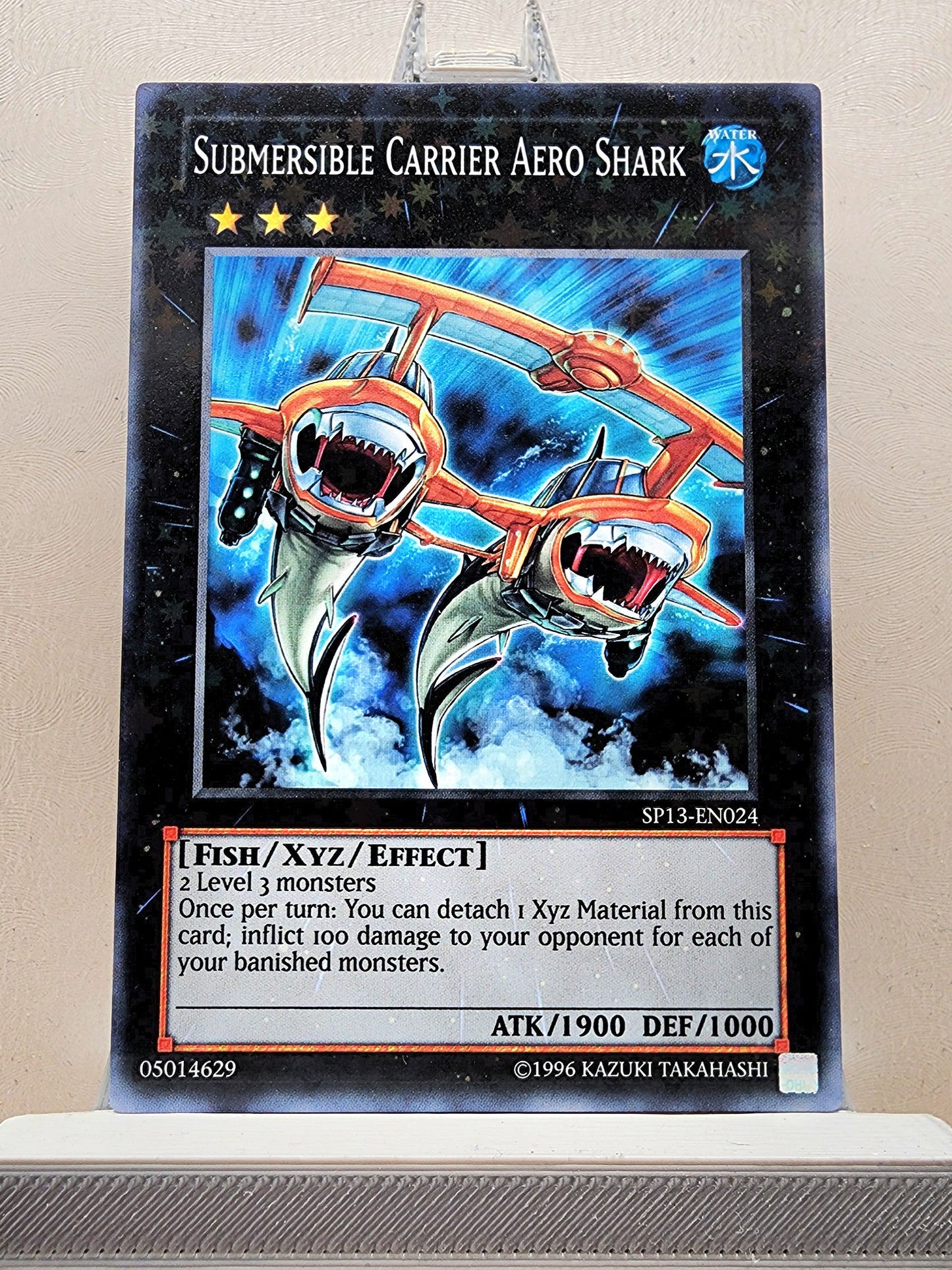 Yugioh! 1x Submersible Carrier Aero Shark (SP13 - Starfoil Rare) Unli Edition