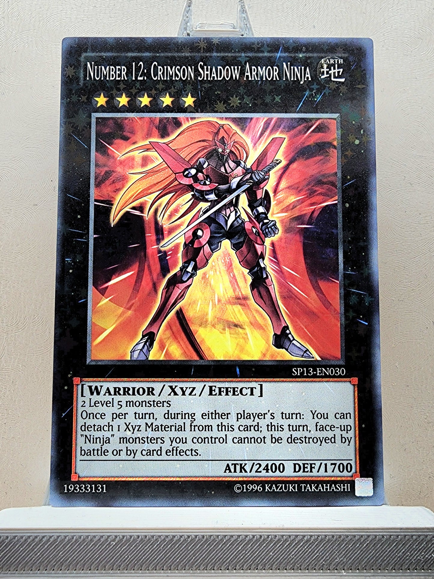 Yugioh! 1x Number 12: Crimson Shadow Armor Ninja (SP13 - Starfoil Rare) Unli Edition