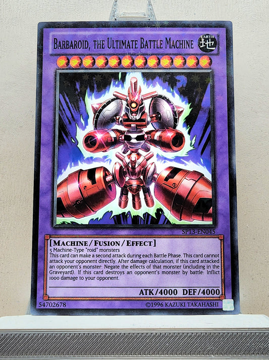 Yugioh! 1x Barbaroid the Ultimate Battle Machine (SP13 - Starfoil Rare) Unli Edition