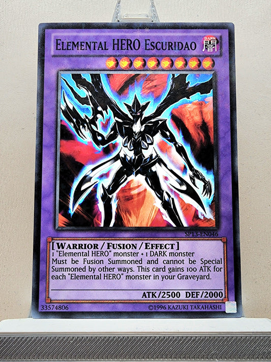 Yugioh! 1x Elemental HERO Escuridao (SP13 - Starfoil Rare) Unli Edition