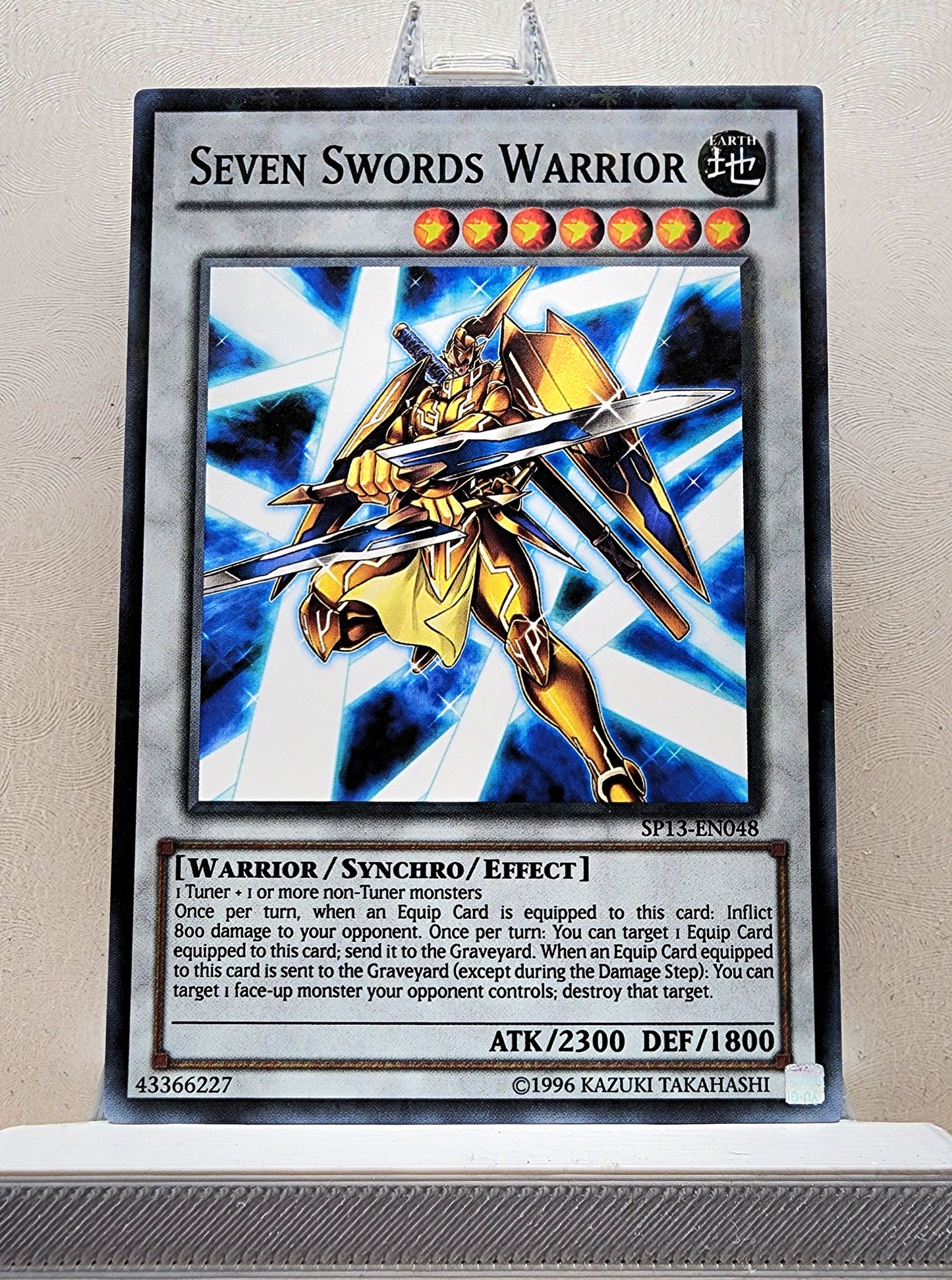 Yugioh! 1x Seven Swords Warrior (SP13 - Starfoil Rare) Unli Edition