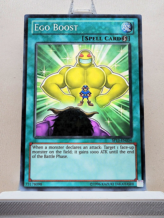 Yugioh! 1x Ego Boost (SP13 - Starfoil Rare) Unli Edition