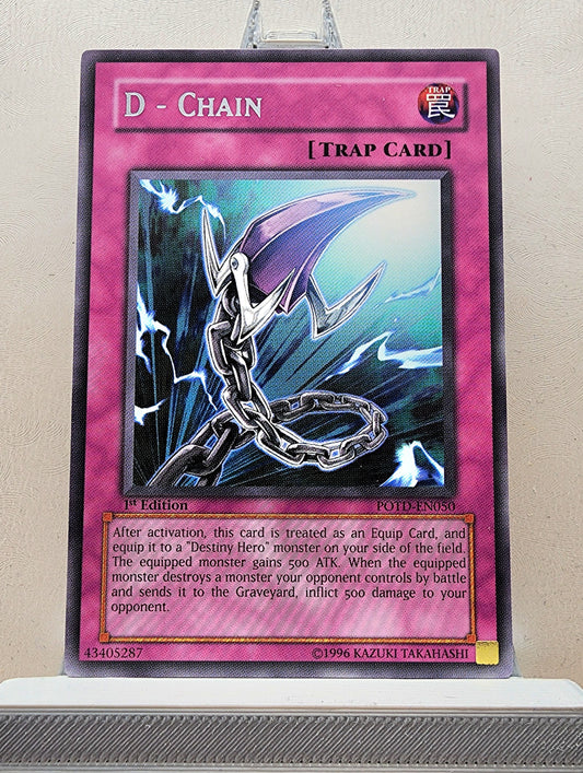 Yugioh! 1x D-Chain (POTD - Rare) 1st Edition