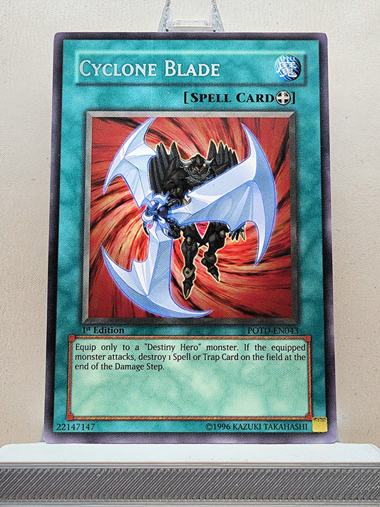 Yugioh! 1x Cyclone Blade (POTD - Rare) 1st Edition