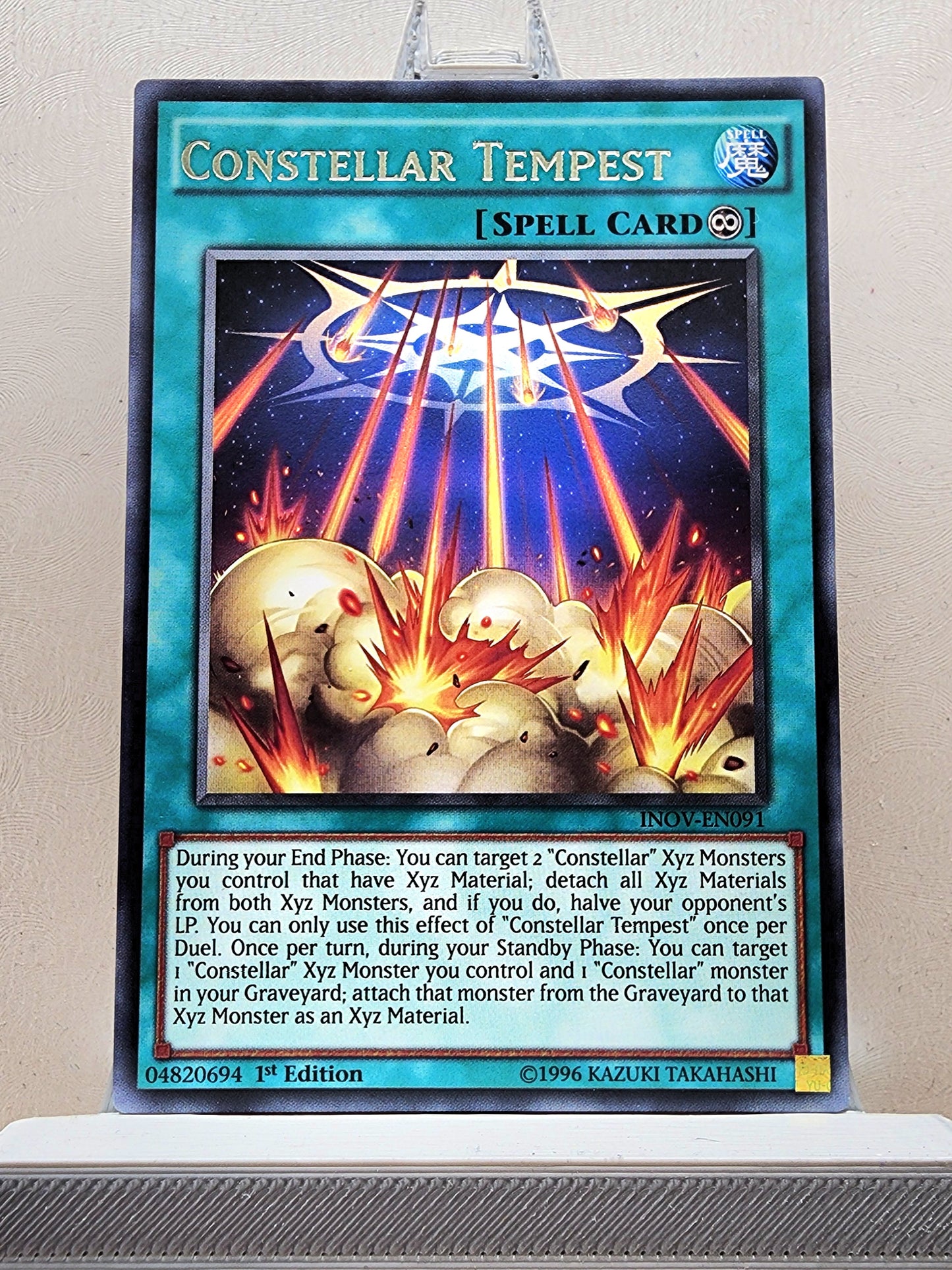 Yugioh! 1x Constellar Tempest (INOV - Rare) 1st/Unli Edition