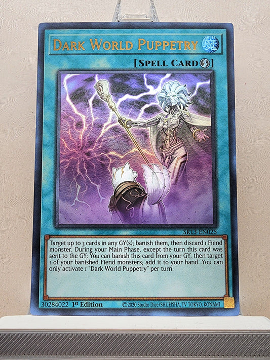 Yugioh! 1x Dark World Puppetry (SR13 - Ultra Rare) 1st Edition