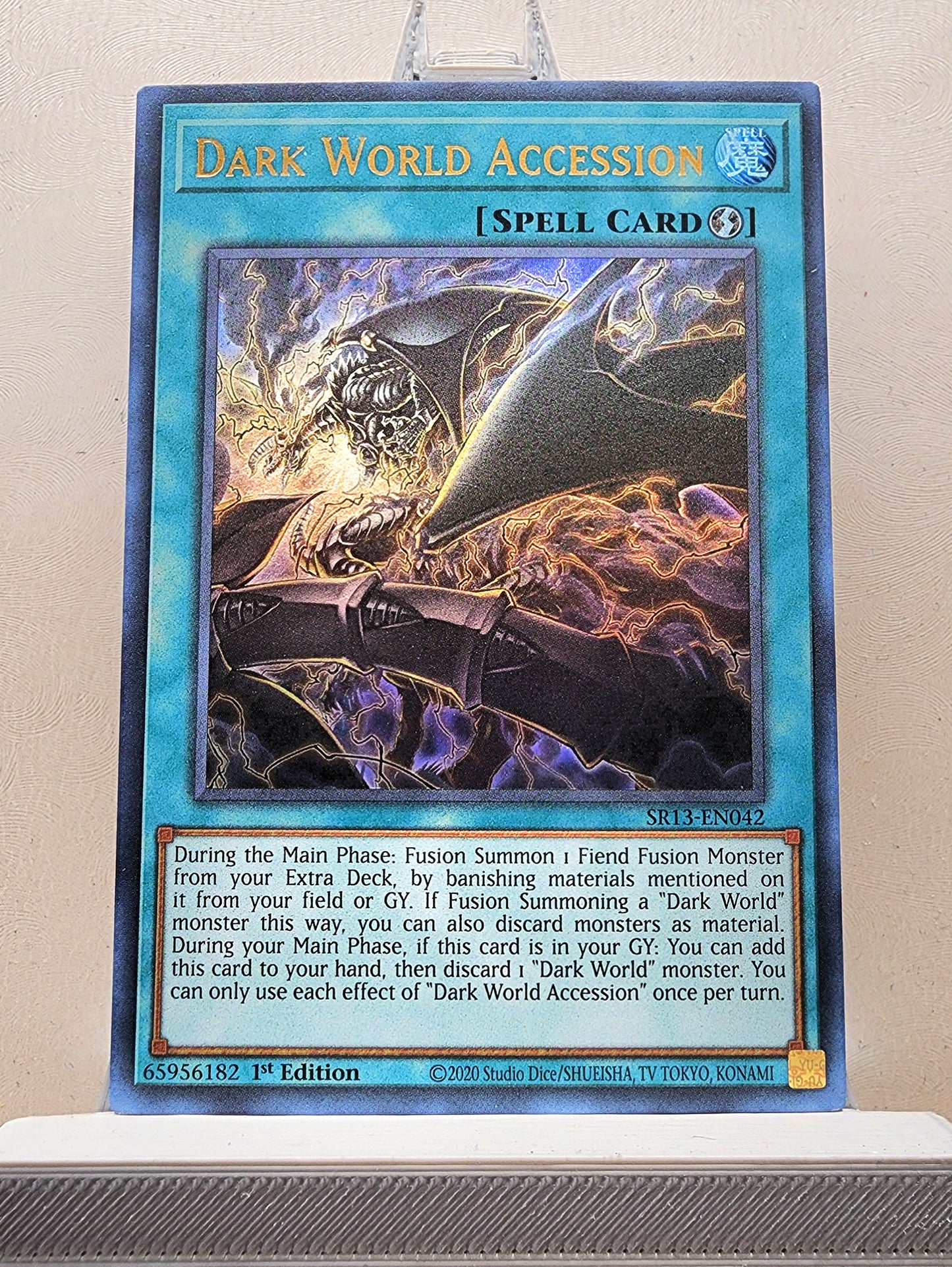 Yugioh! 1x Dark World Accession (SR13 - Ultra Rare) 1st Edition