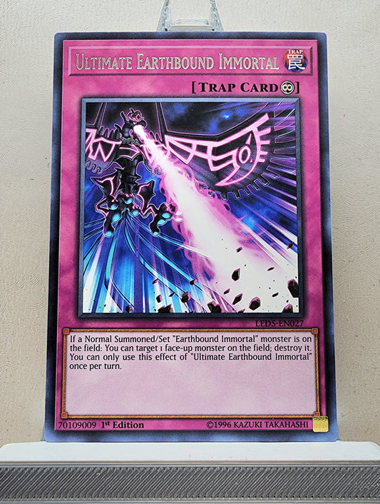 Yugioh! 1x Ultimate Earthbound Immortal (LED5 - Rare) 1st Edition