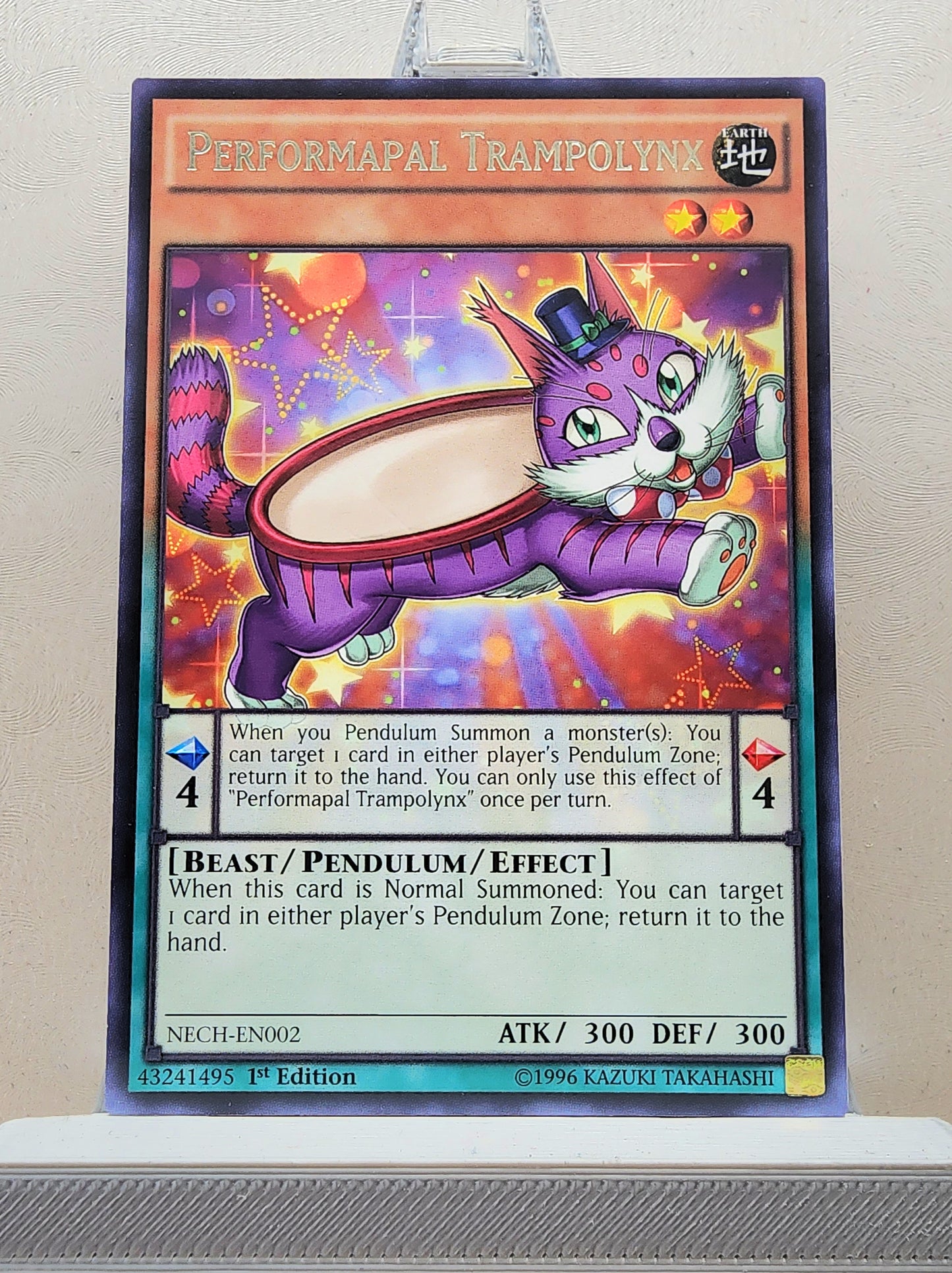 Yugioh! 1x Performapal Trampolynx (NECH - Rare) 1st/Unli Edition