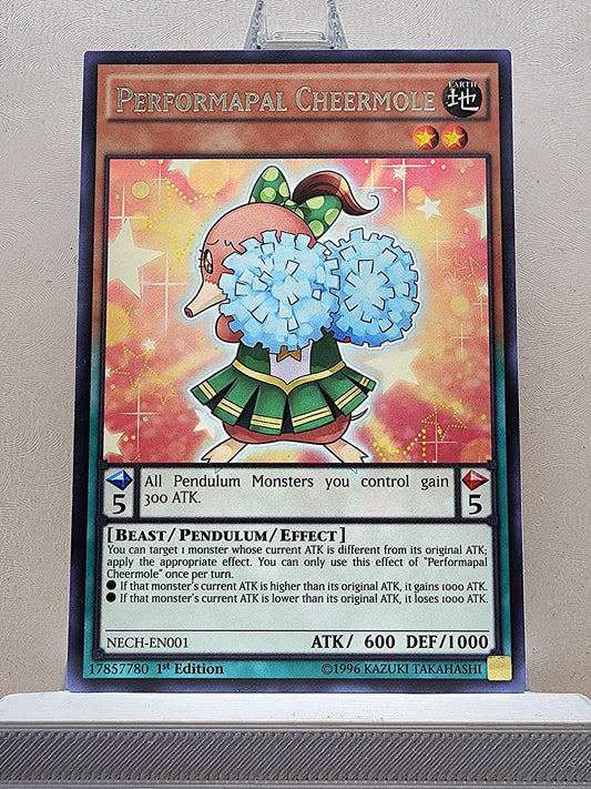 Yugioh! 1x Performapal Cheermole (NECH - Rare) 1st/Unli Edition