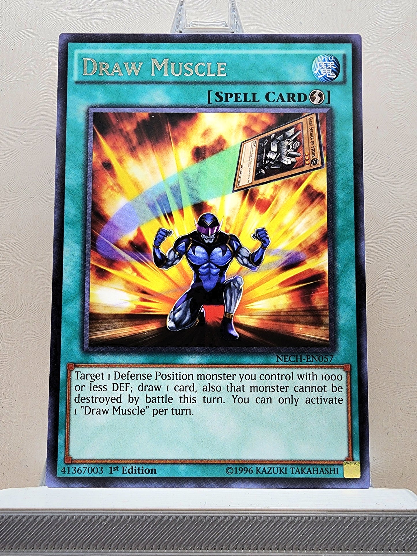 Yugioh! 1x Draw Muscle (NECH - Rare) 1st/Unli Edition