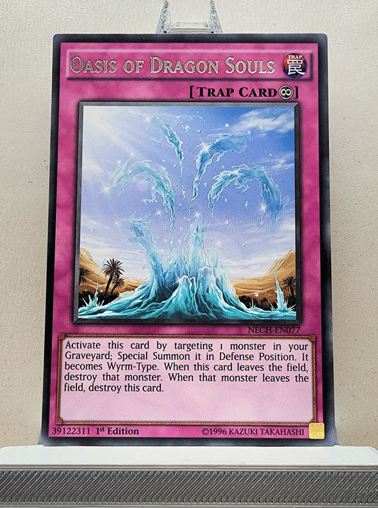 Yugioh! 1x Oasis of Dragon Souls (NECH - Rare) 1st/Unli Edition