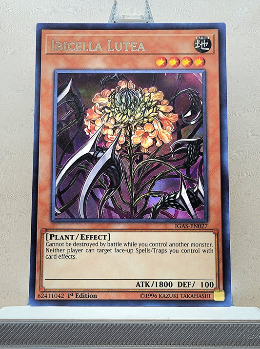 Yugioh! 1x Ibicella Lutea (IGAS - Rare) 1st/Unli Edition